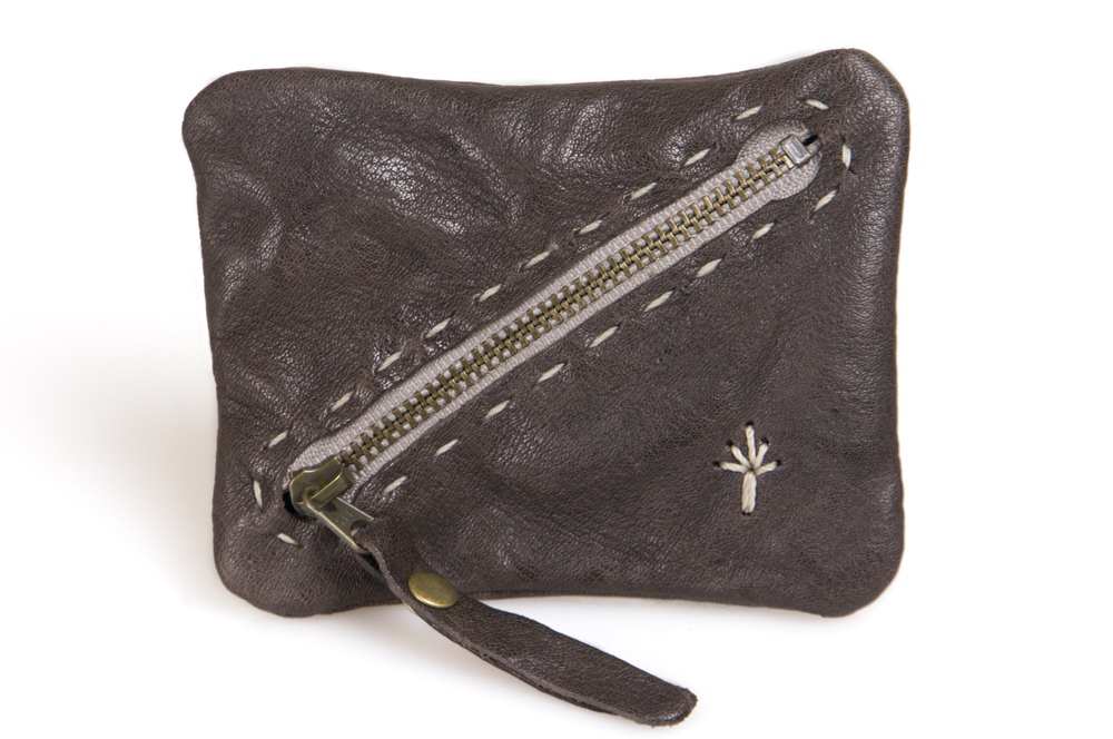 Pouchy Kangaroo Leather Coin Pouch